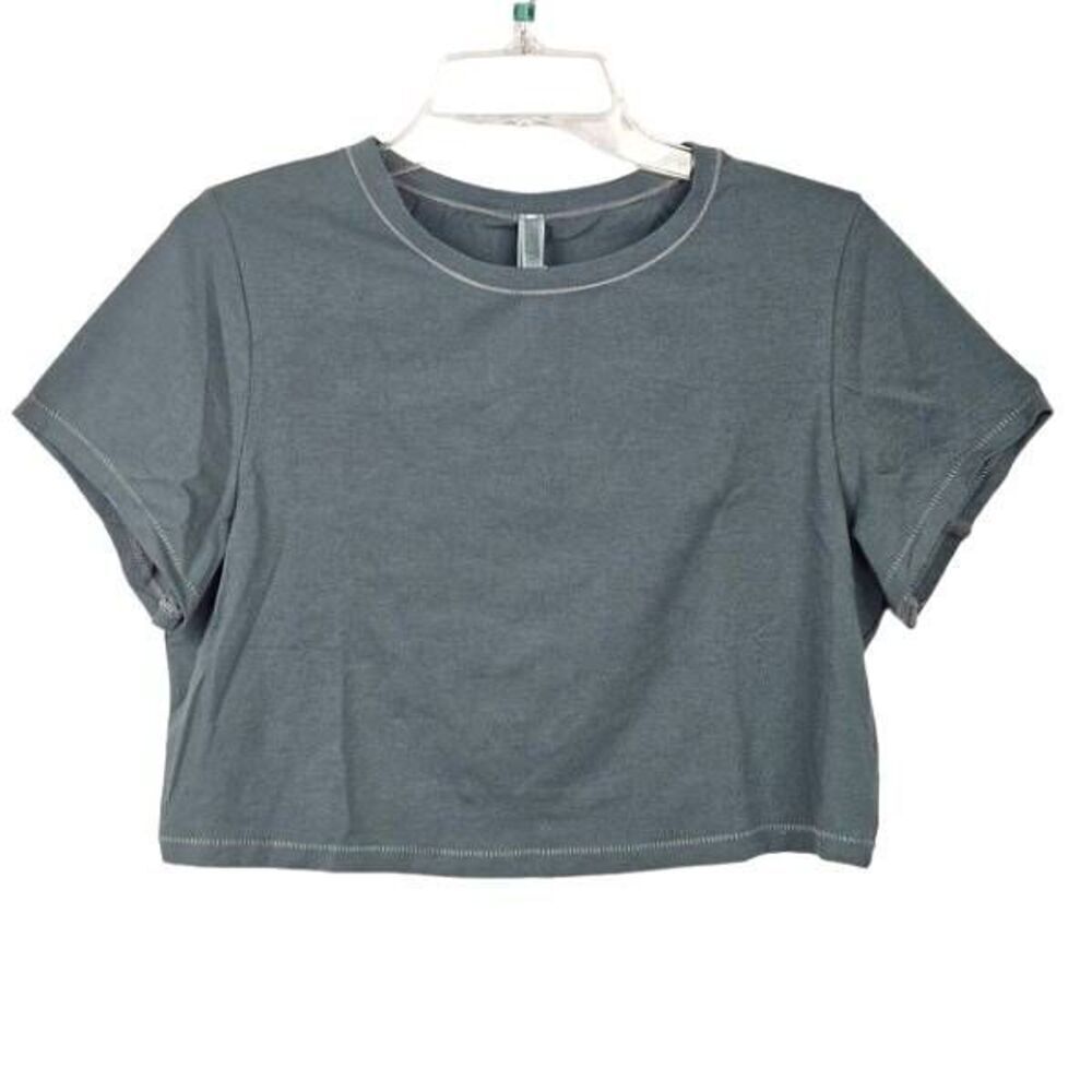SKIMS COTTON‎ CROPPED SHORT SLEEVED TEE NWT
